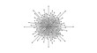 © Rehman - Intricate network of interconnected lines and nodes radiating outwards.