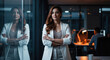 © PRASANNAPIX - Confident Businesswoman Posing in Modern Office with Determination
