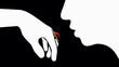 © IKON Images - Person kissing red ring on man’s hand