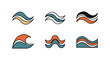 © Md - Minimal Wave Icon Line art decorative abstract vector