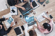 © InfiniteFlow - An AI-powered system for automating data workflows. The central intelligence processes and distributes information, managing complex data pipelines as shown by the surrounding code. Fermion