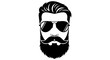 © Gozel - Man with beard and sunglasses portrait.