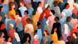 © Khalid - Diversity inclusion and equality concept showing diverse people united together representing multicultural community, social harmony, equal opportunity, respect and inclusive society values