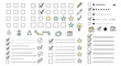 © MASJAB - Checklist and rating system icons for evaluation and assessment tools