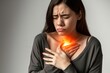 © feng - Medical illustration of GERD (Gastroesophageal Reflux Disease), a common chronic digestive disorder where stomach acid frequently flows back into the esophagus, causing irritation, heartburn,