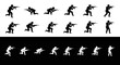 © Ahmad - Set of Soldier Silhouettes in Various Combat Stances