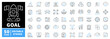 © Jocelyn_Flores - Business and startup editable line icons set. innovation and goal achievement symbols