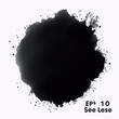 © Antara - Black ink splatter with white background and eps 10 text