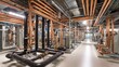 © Sandidwipr - Industrial mechanical room with copper pipes.