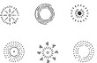 © Arifa - Abstract Circular Geometric Patterns Minimal Radial Shapes Vector Design Set