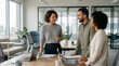 © August - Team Collaboration And Corporate Culture Diverse Group Brainstorming Ideas In Modern Office Inclusion And Equity In Workplace Teamwork And Communication