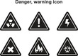 © Jumon - Warning and danger icons set