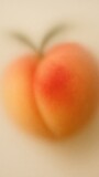 Blurred peach fruit art mobile wallpaper