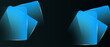 © BG DSgin - Abstract shapes composition black background. Minimalistic and elegant template with futuristic forms, perfect for banners, posters, web design
