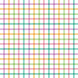 © christory - Pastel colour of seamless plaid pattern