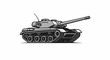 © Monik - A stylized illustration of a powerful military tank with a long barrel