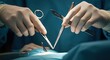 © Fatih - Surgeons performing a delicate operation in a sterile operating room focusing on precision and patient care.