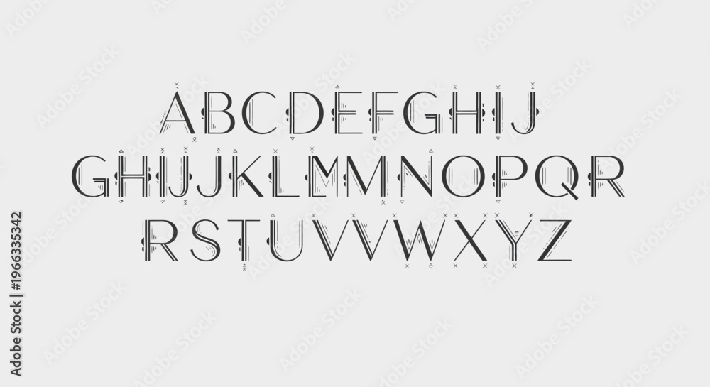 Alphabet letters uppercase and lowercase. Stock Vector | Adobe Stock