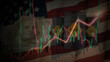© hibonaya - Rising financial market trends impact United States economy and oil commodity prices, represented by dollar bill and barrels. Increasing Oil Price With Bar Graph. Energy Crisis, High gas and oil price