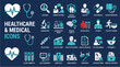 © SentiStock - Medical Symbols, Clinics, Infographics, Digital Environment, Modern Design Perspective