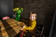 © Westend61 - Smiling creative teen with curly hair in cozy bedroom with sunlight