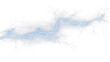 © Oleksandr - Minimal blue lightning streak with light smoke effect isolated on transparent PNG background.