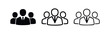 © liubomir118809 - Business group and leadership icon set. Professional team and corporate staff symbols for management.