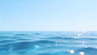 © 子材 冯 - Blue ocean water with sky reflection