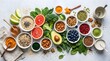 © Asif Rubayet - A vibrant display of healthy foods and ingredients for a balanced diet