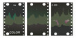 © Ranajit - Film strips displaying numerical data and waveform visualizations in color