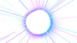 © ImageFlow  - Abstract Glowing Circle with Energy Lines Bursting