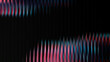 © Design Vault - Abstract glowing vertical lines creating dynamic fiery glass pattern illustration