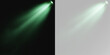 © Alehandro - green spotlight beam with dense volumetric overlay spotlight png