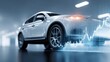 © Fahroni - Auto insurance concept with modern vehicle and abstract data graphics, showing how digital analytics improve coverage decisions, risk evaluation, and trust for drivers and financial service providers.