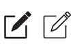 © Hike studio 4 - edit pen icon set. pencil icon symbol, create modify pen sign button | writing, drawing, editing icons