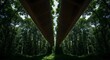 © Bali Adventure Co - Modern Architecture in Forest: Perspective View of Bridge Structure with Canopy