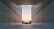 © Bali Adventure Co - Modern Concrete Architecture with Sunset View