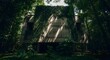© Bali Adventure Co - Modern Concrete Architecture in Lush Forest, Sunlit Facade, Nature and Design Concept