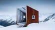 © Bali Adventure Co - Modern Mountain Hut in Winter Landscape