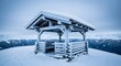 © Bali Adventure Co - Snow Covered Mountain Gazebo with Panoramic Winter Landscape