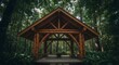 © Bali Adventure Co - Wooden Pavilion in Forest Setting