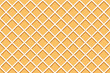 © Hasan_Sumon - Yellow waffle cone texture with white geometric grid pattern