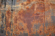 © Natalie Jeffcott - Close-up texture of weathered, rusty metal with dark streaks and pitting