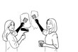© Brogy - Two women painting a wall with roller and brush