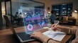 © Pinit - Digital advertising and marketing analytics showcase ad performance, customer engagement insights, social media strategy, and ROI measurement on a professional's dashboard.