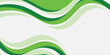 © SILVER - Abstract White and Green wave wide background banner, modern design vector illustration eps10