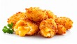 © Nademure Studio - crispy deep fried breaded cheese bites melting on inside