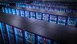 © tiero - Server racks 3d modern data center