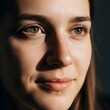 © ArtDesign - Portrait of woman with soft natural light and calm expression, modern lifestyle concept, generative ai
