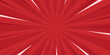 © accogliente - Anime comic red background with radial speed lines and halftone dots effect. Dynamic motion or action in manga. Sunburst superhero pop art backdrop. Vector illustration